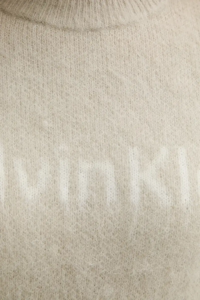 maglione con lana colore beige LV044D359G miniatura 5