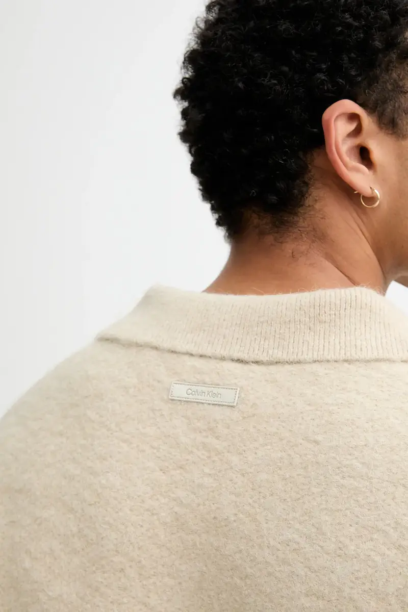 maglione con lana colore beige LV04LD307G miniatura 5