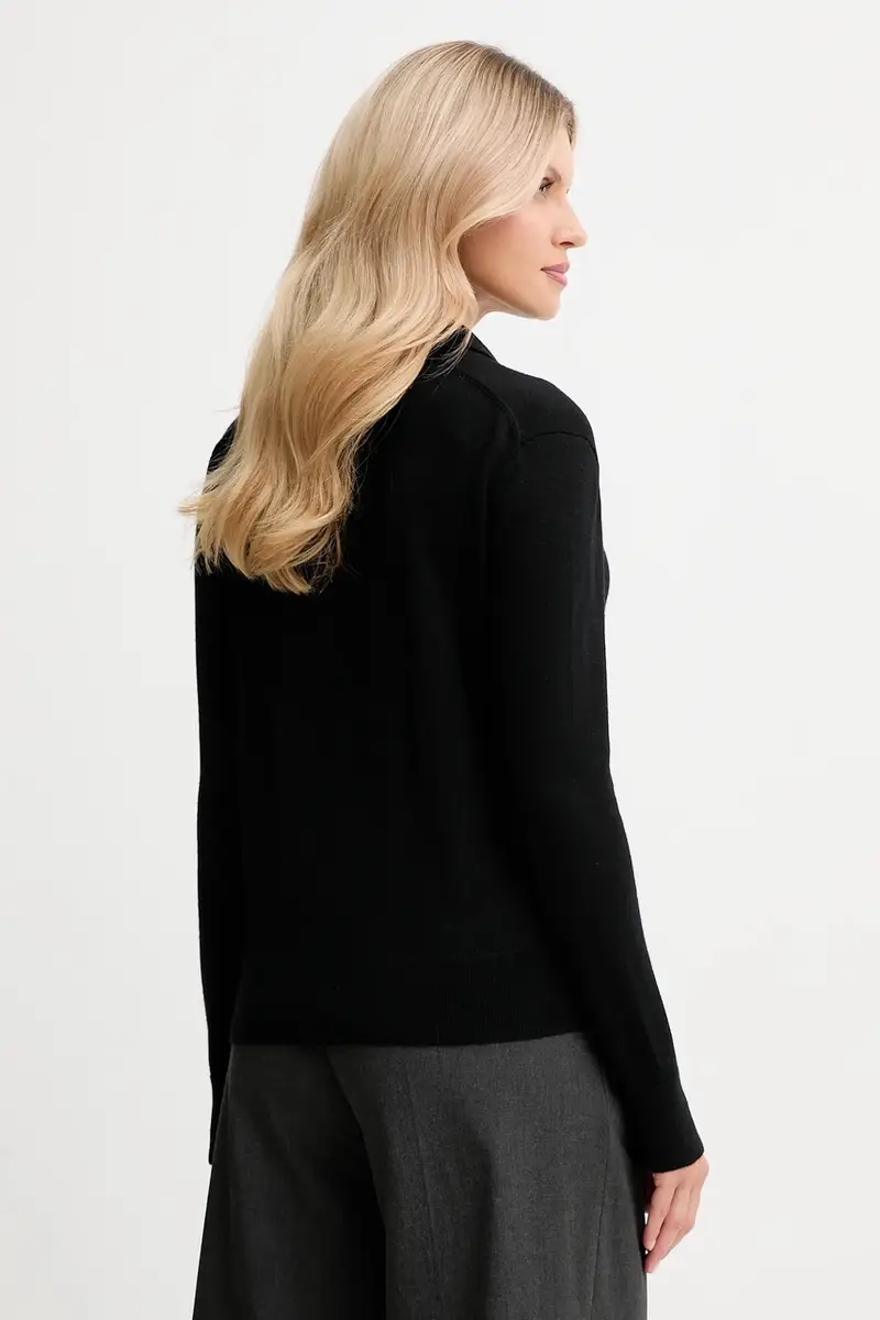 maglione con lana colore nero LV044A305G miniatura 3