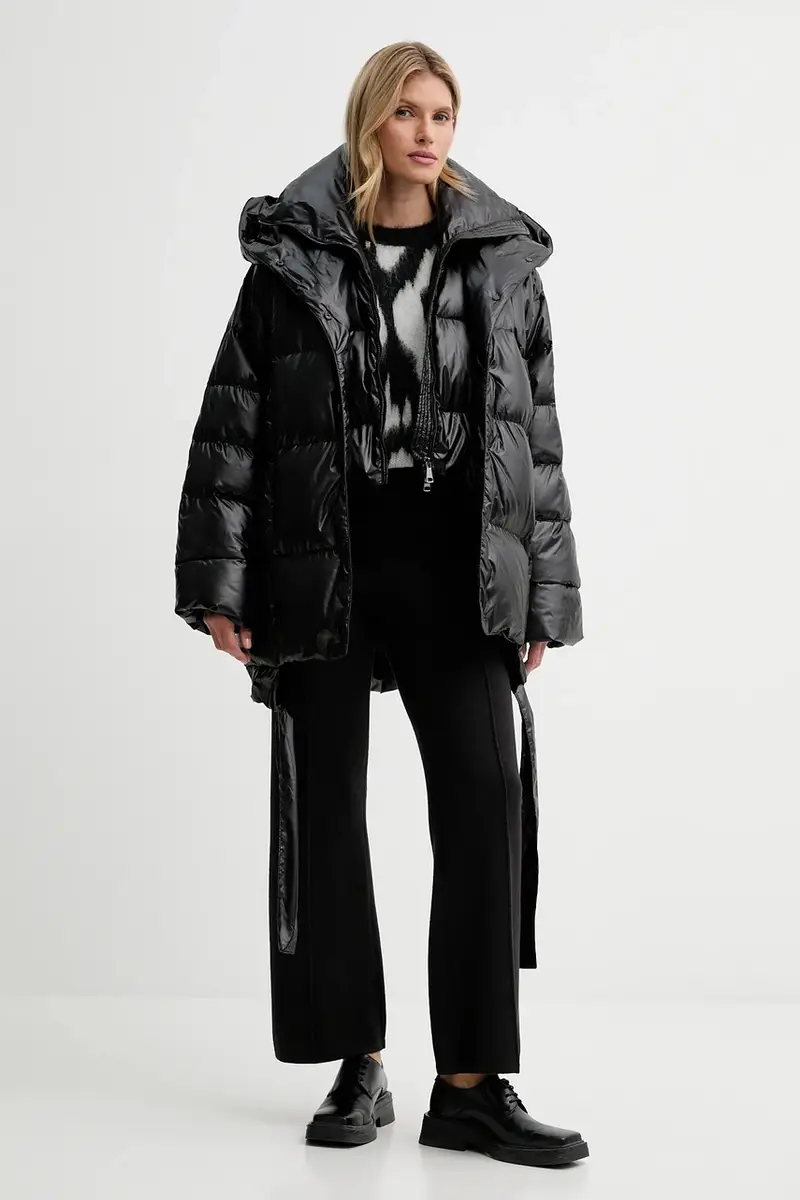 maglione con lana colore nero LV044D343G miniatura 2