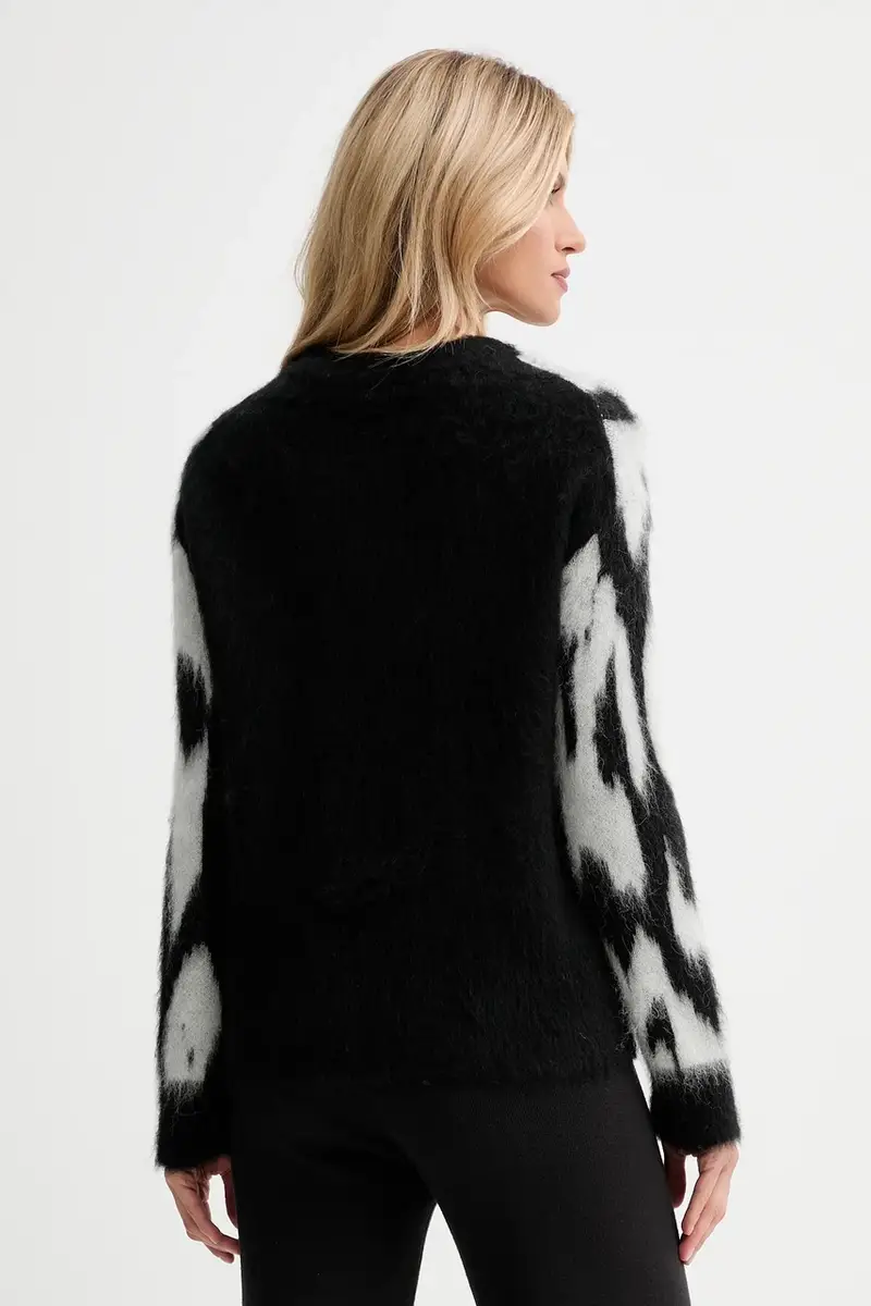 maglione con lana colore nero LV044D343G miniatura 3