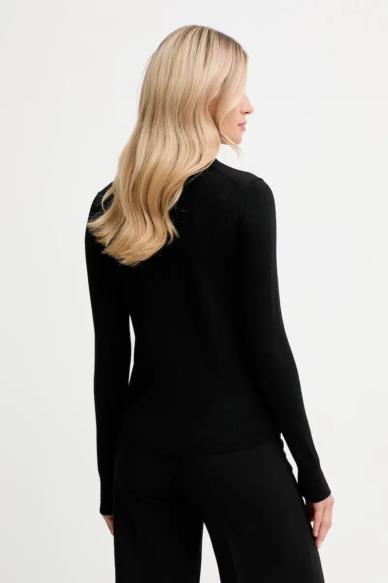 maglione con lana colore nero LV044D370G miniatura 3