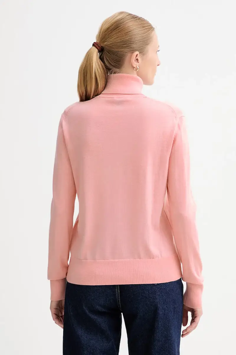 maglione con lana colore rosa LV044D371G miniatura 3