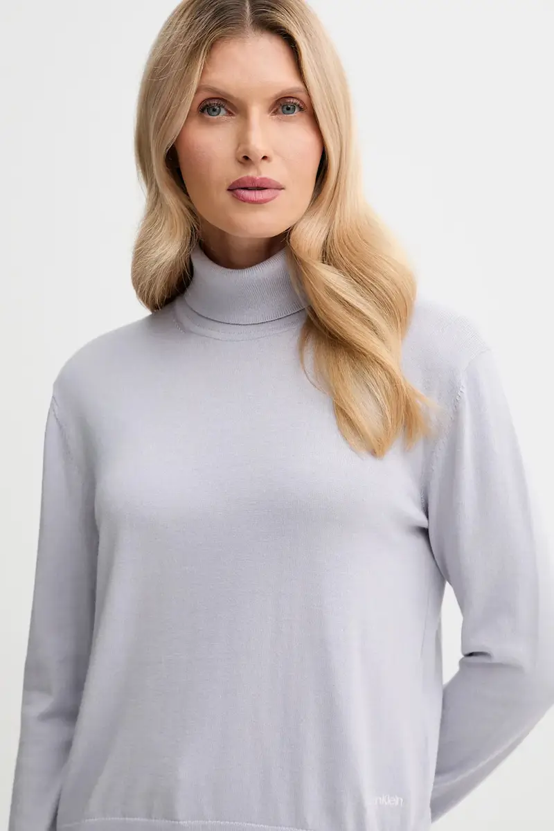 maglione con lana colore violetto LV044D371G miniatura 4