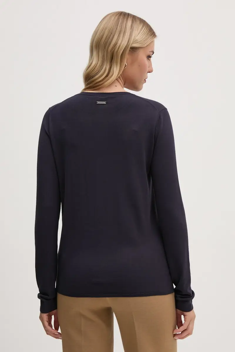 maglione donna colore blu navy K20K207450 miniatura 3