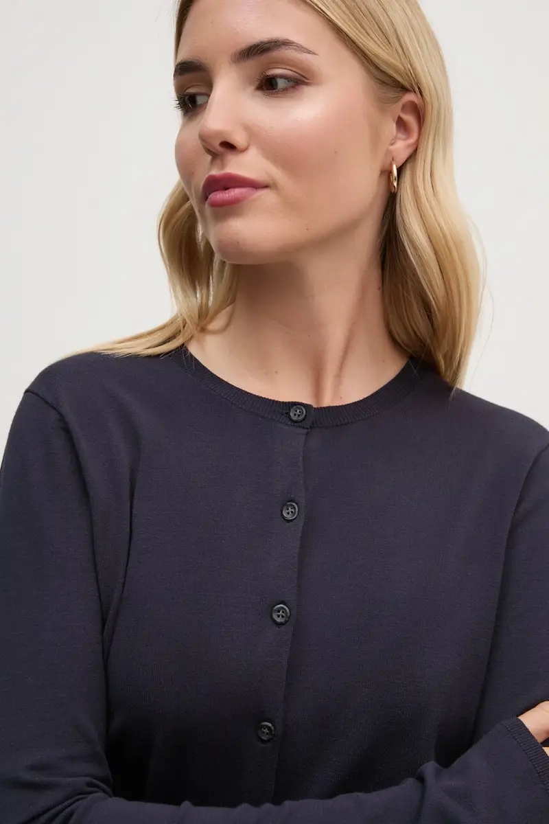 maglione donna colore blu navy K20K207450 miniatura 4