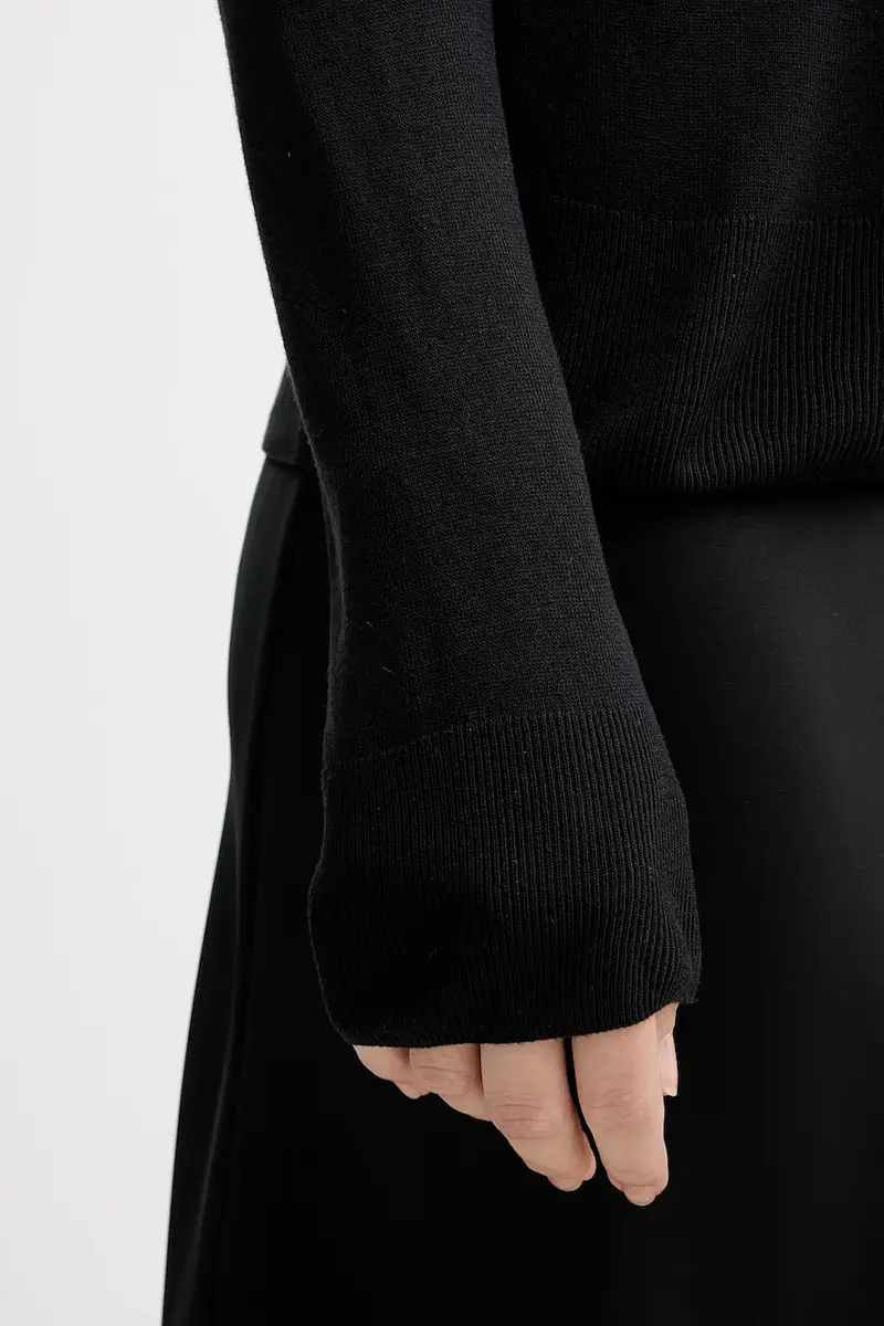 maglione donna colore nero LV044C339G miniatura 5