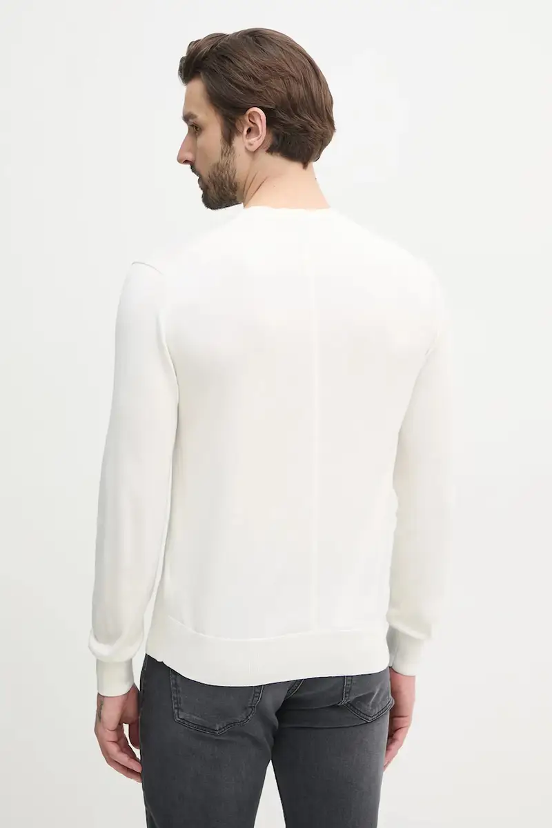 maglione in cotone uomo colore bianco LV040BM343 miniatura 3