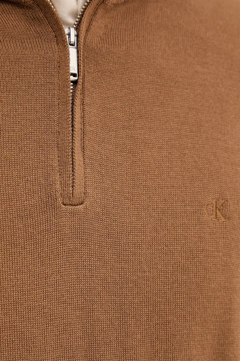 maglione in lana uomo colore marrone LV04LD318G miniatura 5