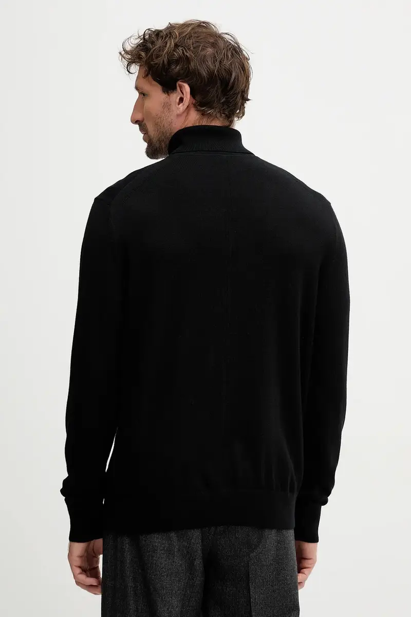 maglione in lana uomo colore nero LV04LD317G miniatura 3