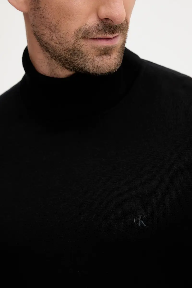 maglione in lana uomo colore nero LV04LD317G miniatura 5