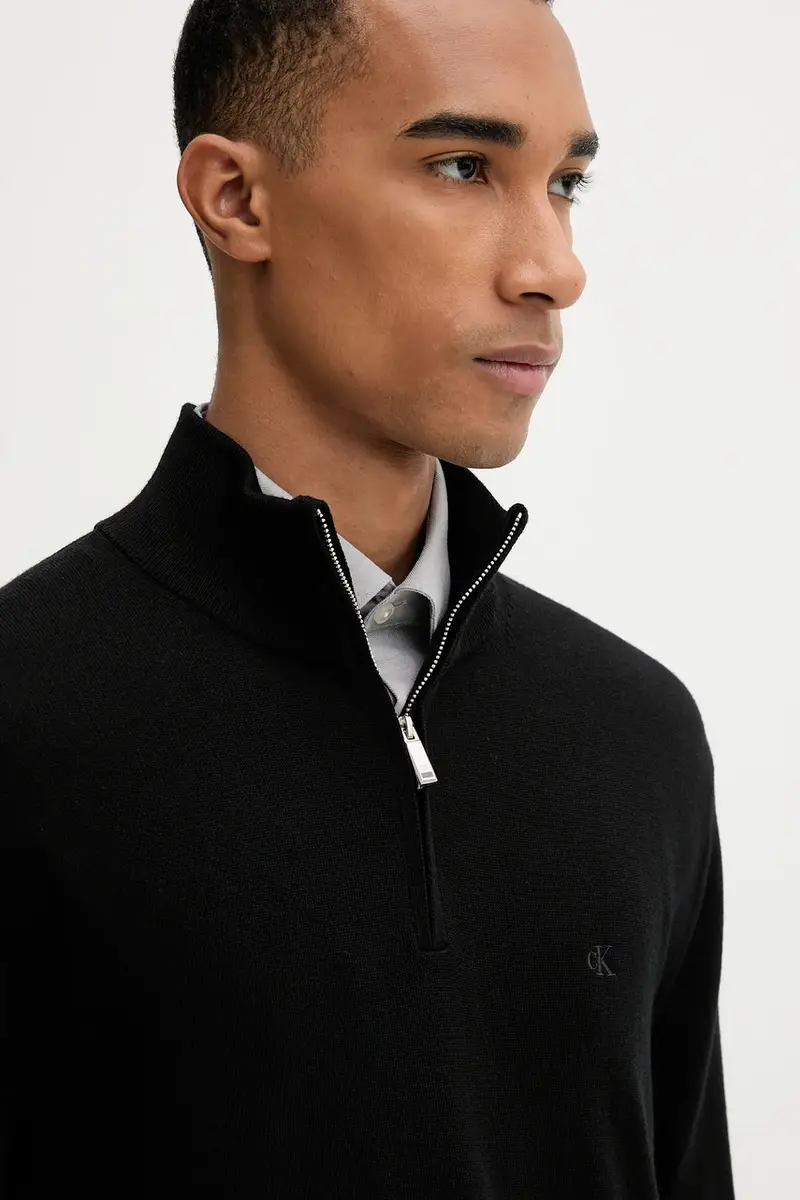 maglione in lana uomo colore nero LV04LD318G miniatura 4