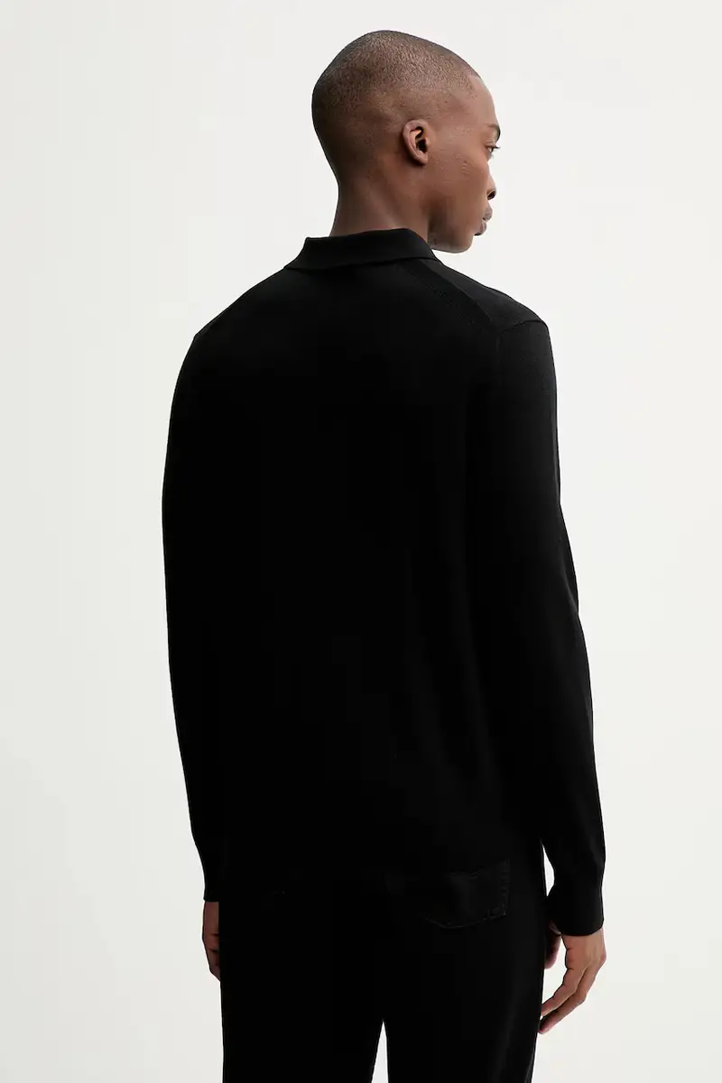 maglione in lana uomo colore nero LV04LD319G miniatura 3