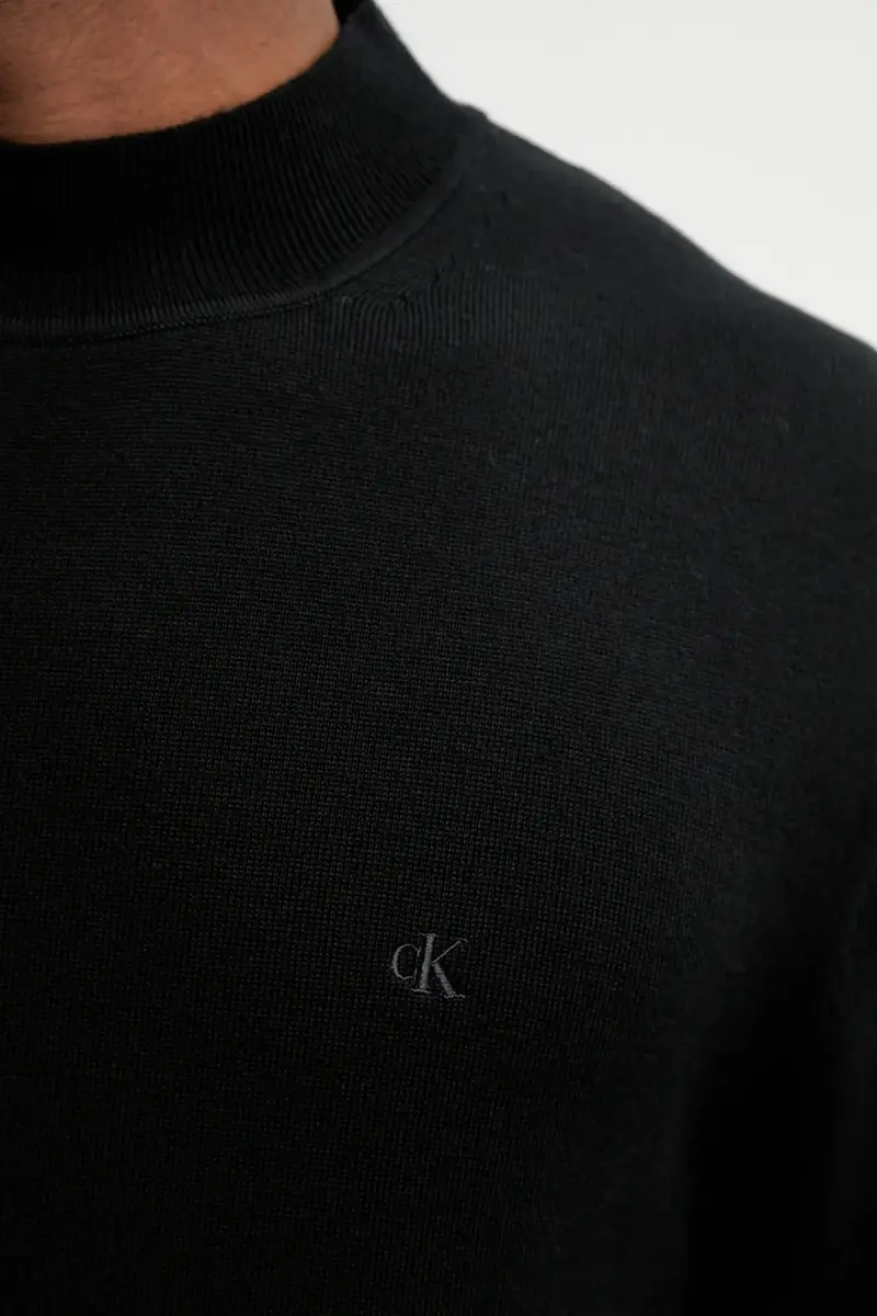 maglione in lana uomo colore nero LV04LE309G miniatura 5