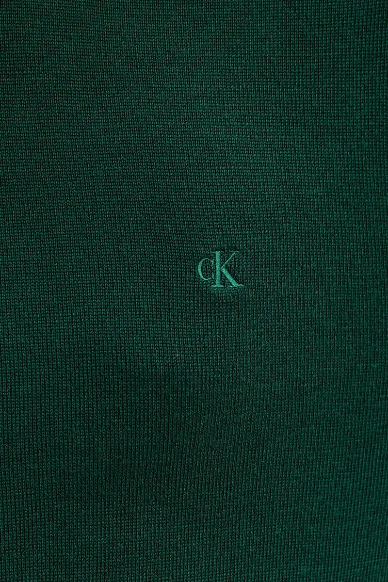 maglione in lana uomo colore verde LV04LB305G miniatura 5