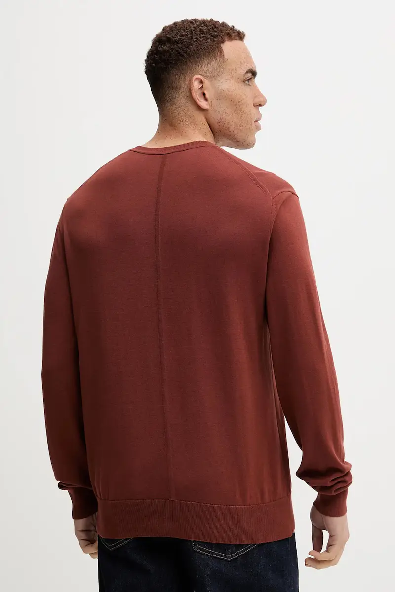 maglione uomo colore arancione LV040BM356 miniatura 2