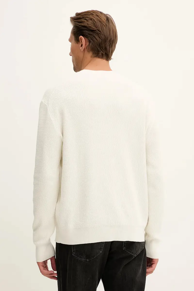 maglione uomo colore beige LV04LB327G miniatura 3