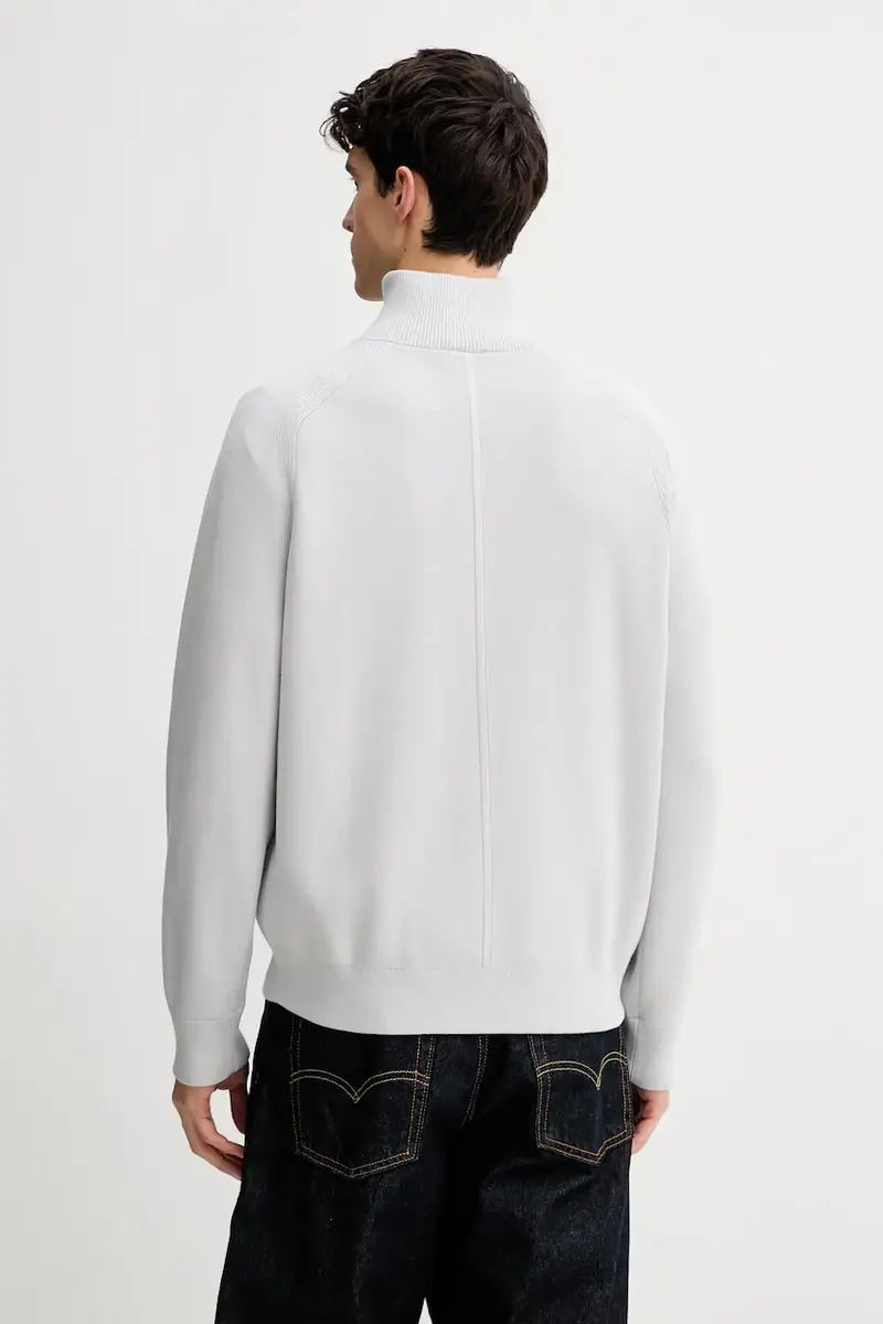 maglione uomo colore grigio LV040BM333 miniatura 3