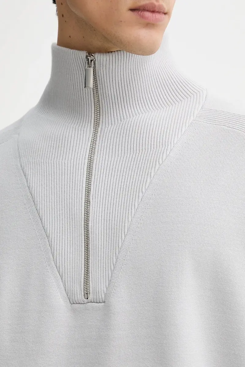 maglione uomo colore grigio LV040BM333 miniatura 5