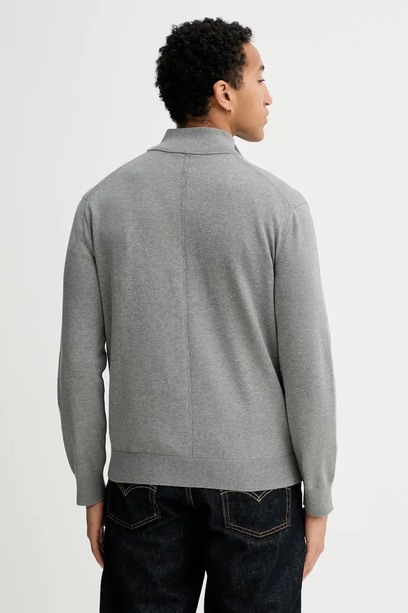 maglione uomo colore grigio LV040BM356 miniatura 3