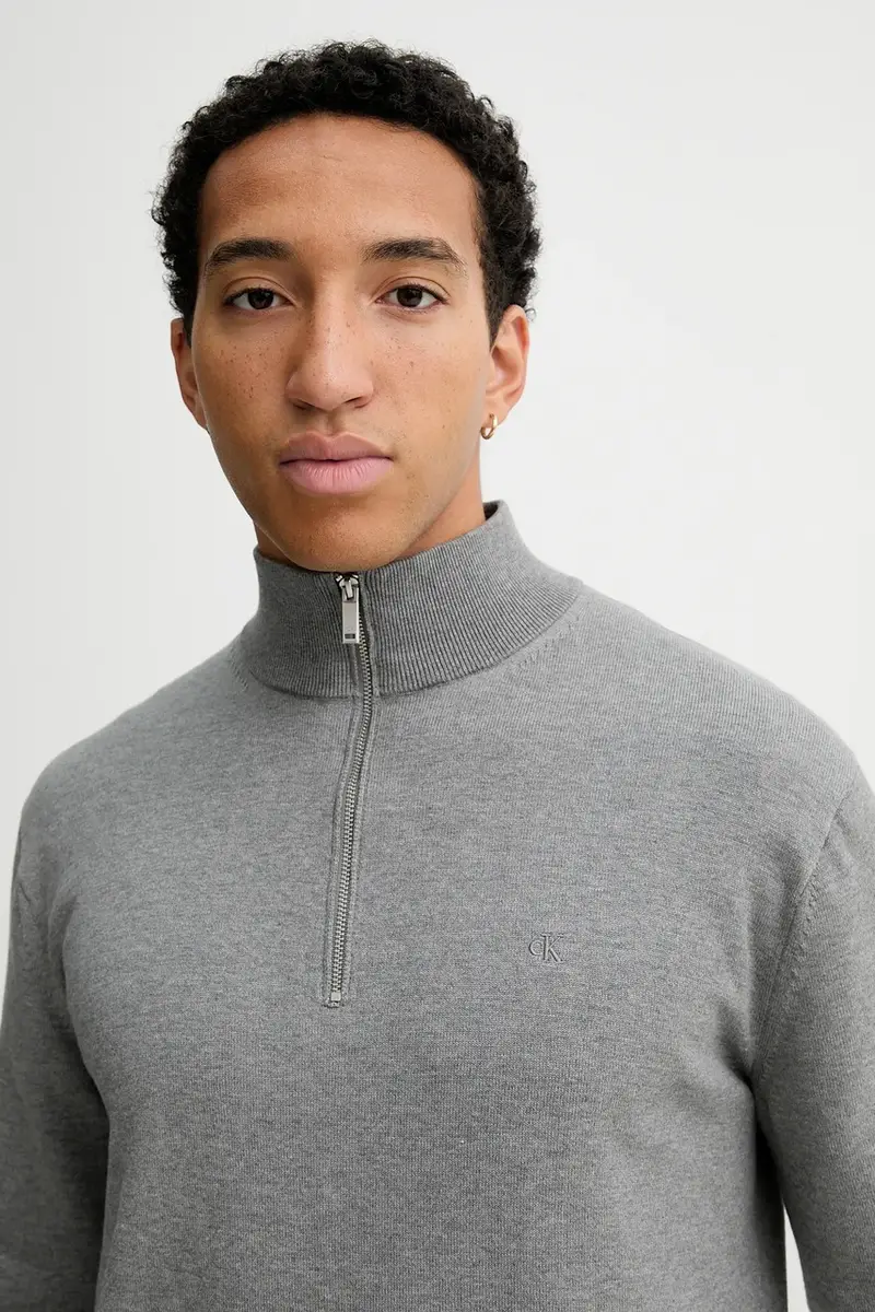 maglione uomo colore grigio LV040BM356 miniatura 4