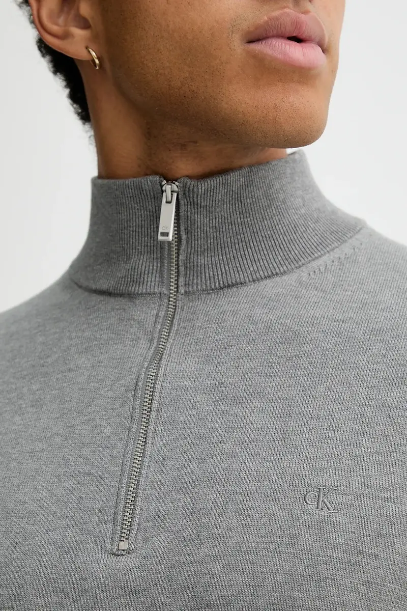 maglione uomo colore grigio LV040BM356 miniatura 5