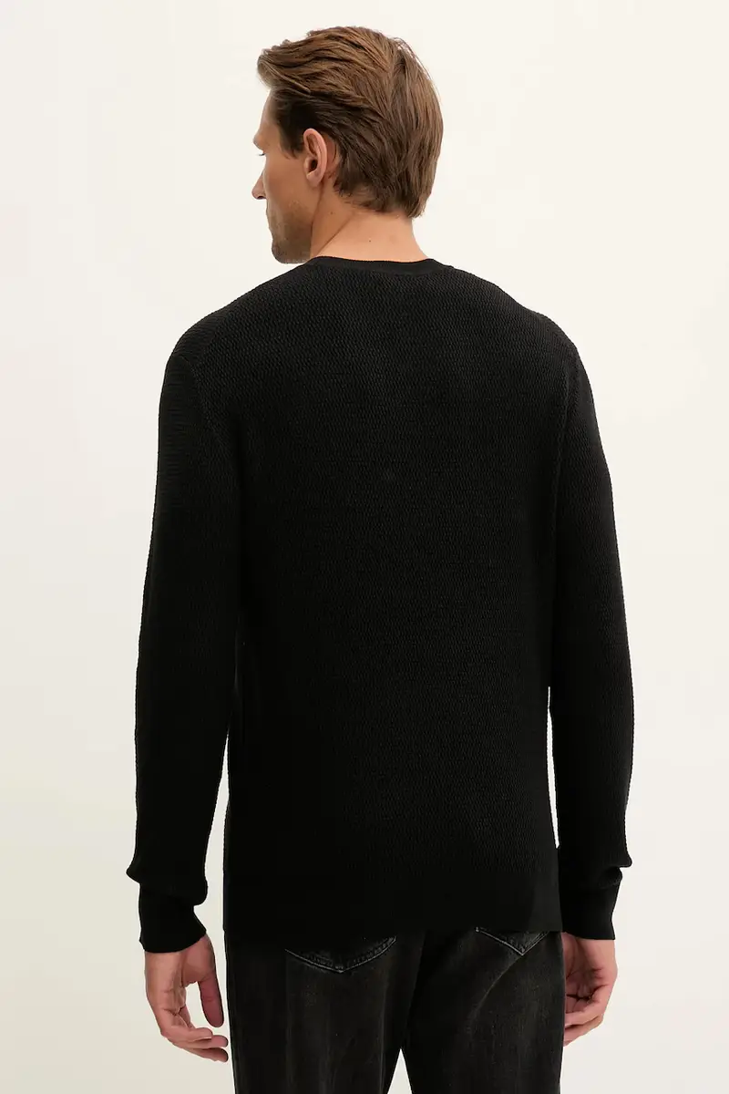 maglione uomo colore nero LV04LB327G miniatura 3