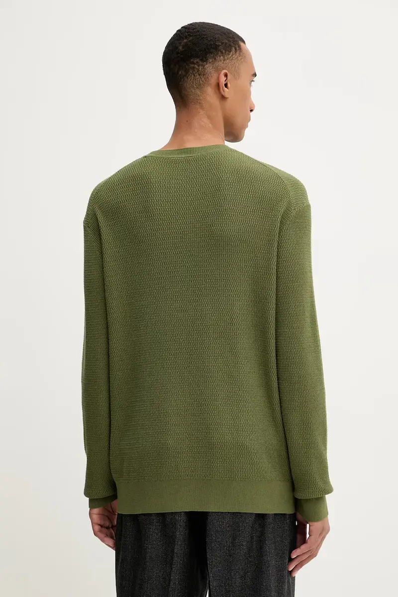 maglione uomo colore verde LV04LB327G miniatura 3