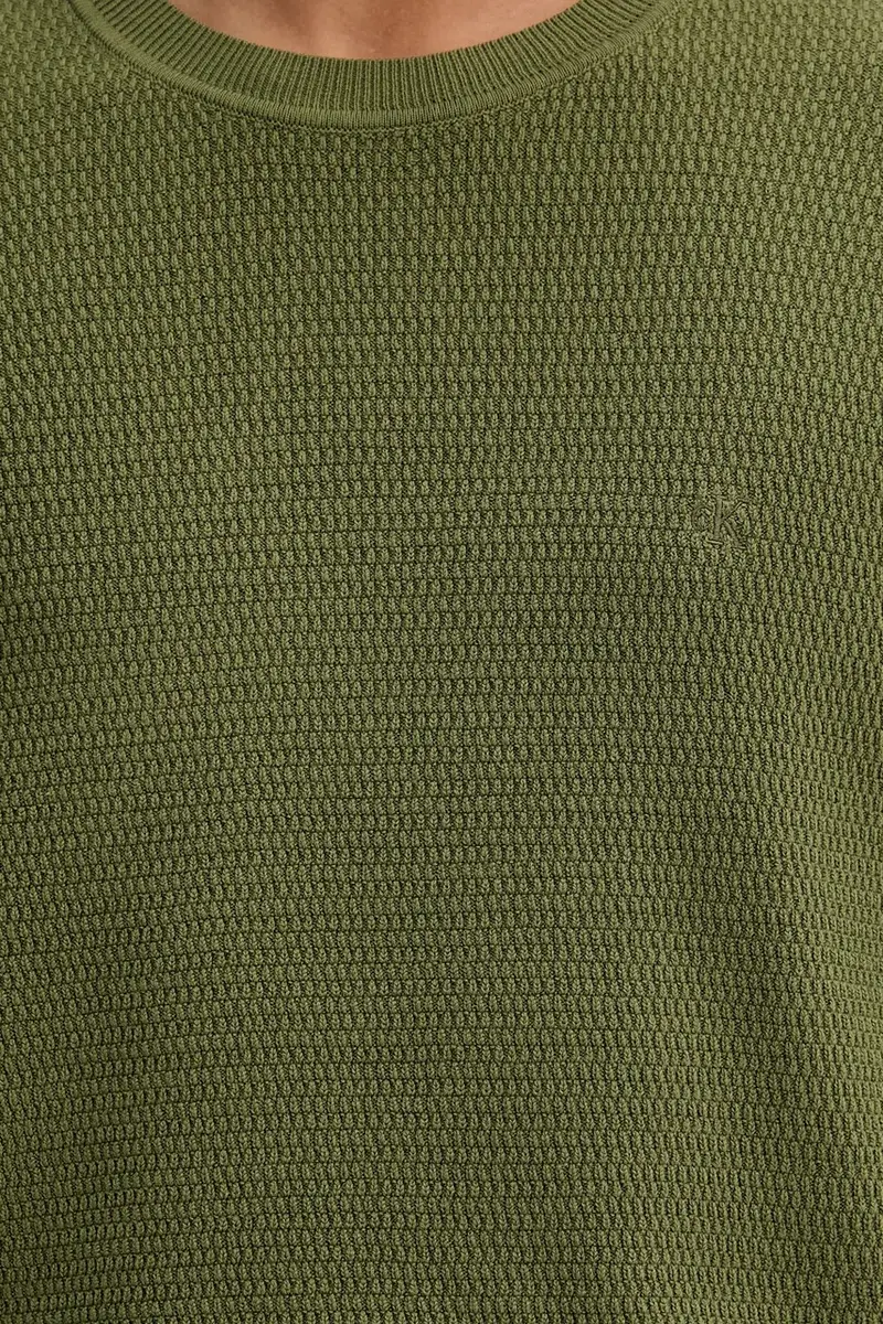 maglione uomo colore verde LV04LB327G miniatura 5