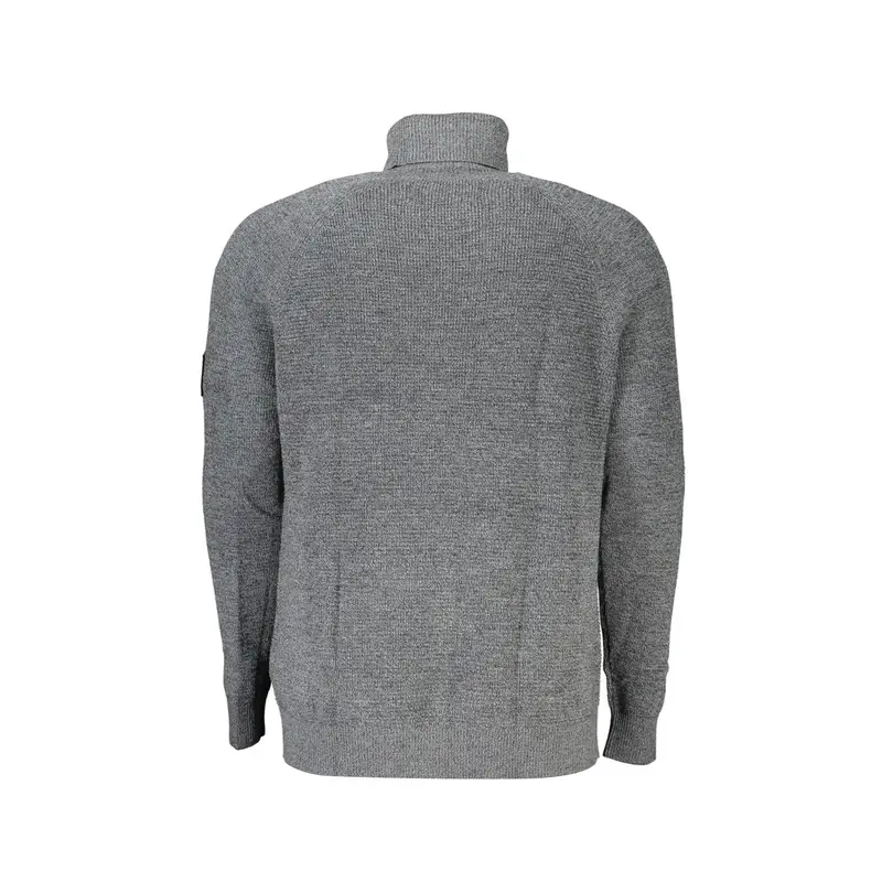Maglione Uomo Grigio Logo miniatura 3