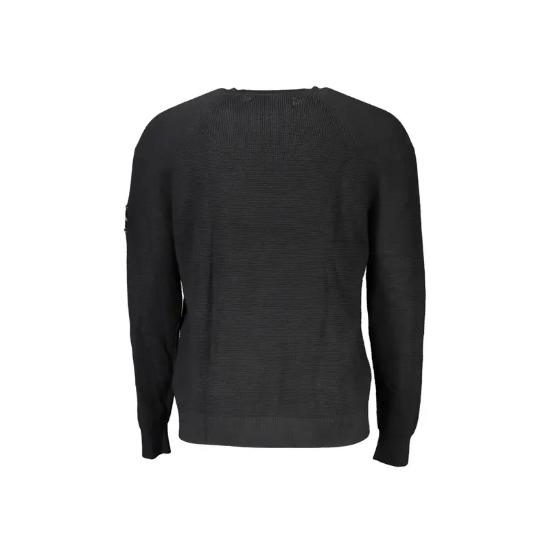 Maglione Uomo Nero Logo miniatura 2