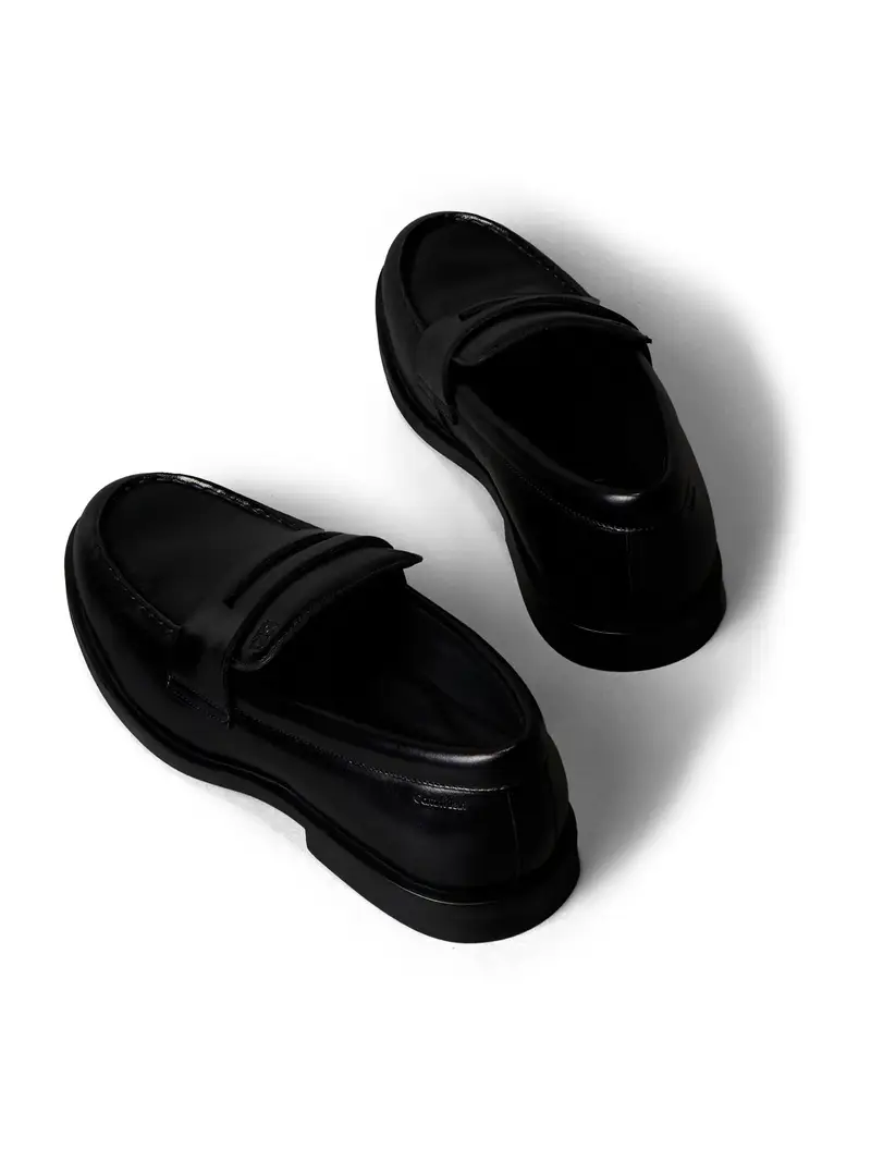 Calvin Klein Sneakers nere in pelle miniatura 3