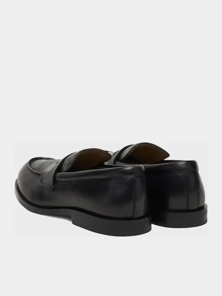 mocassino nero uomo miniatura 3