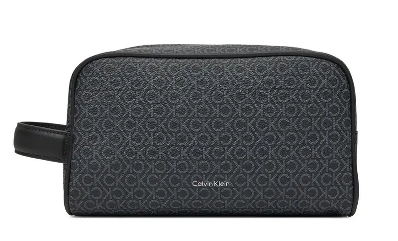 Necessaire logato Calvin Klein Nero