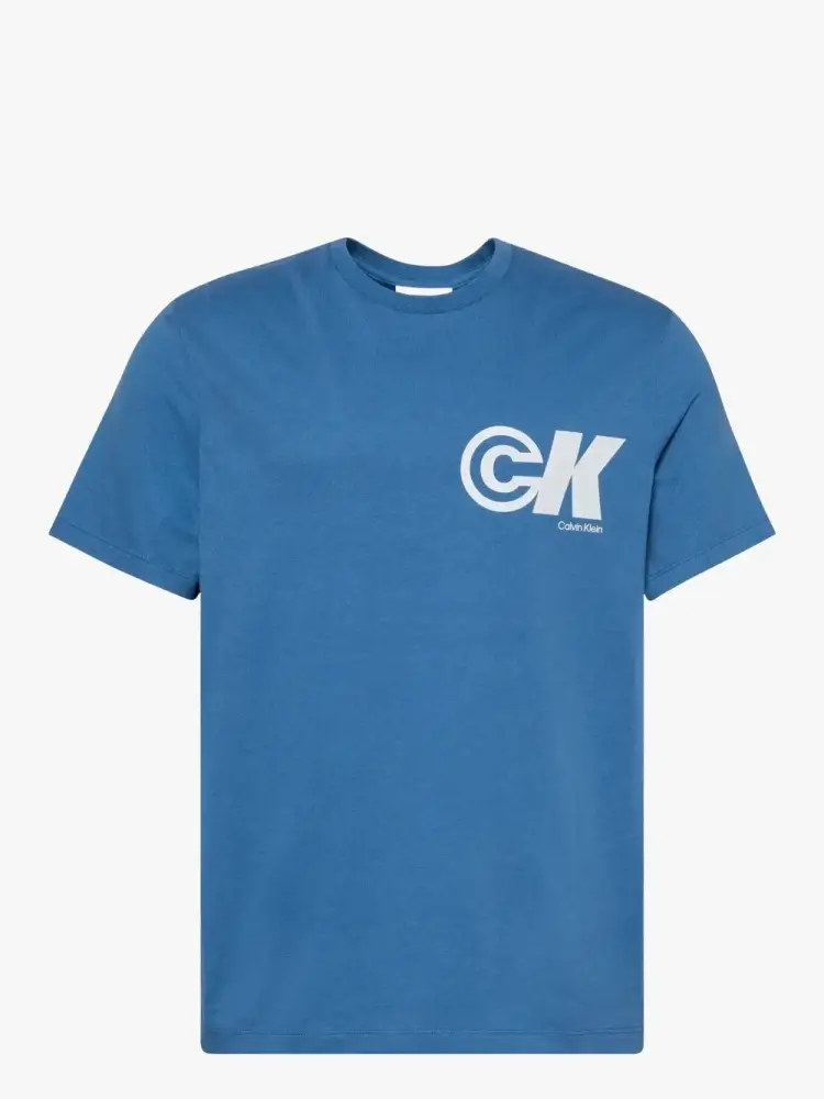 no foto ss 20s ck sport logo graphic tee