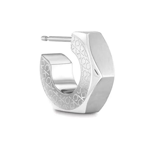 Calvin Klein Orecchini Uomo Argento 3135518 miniatura 3
