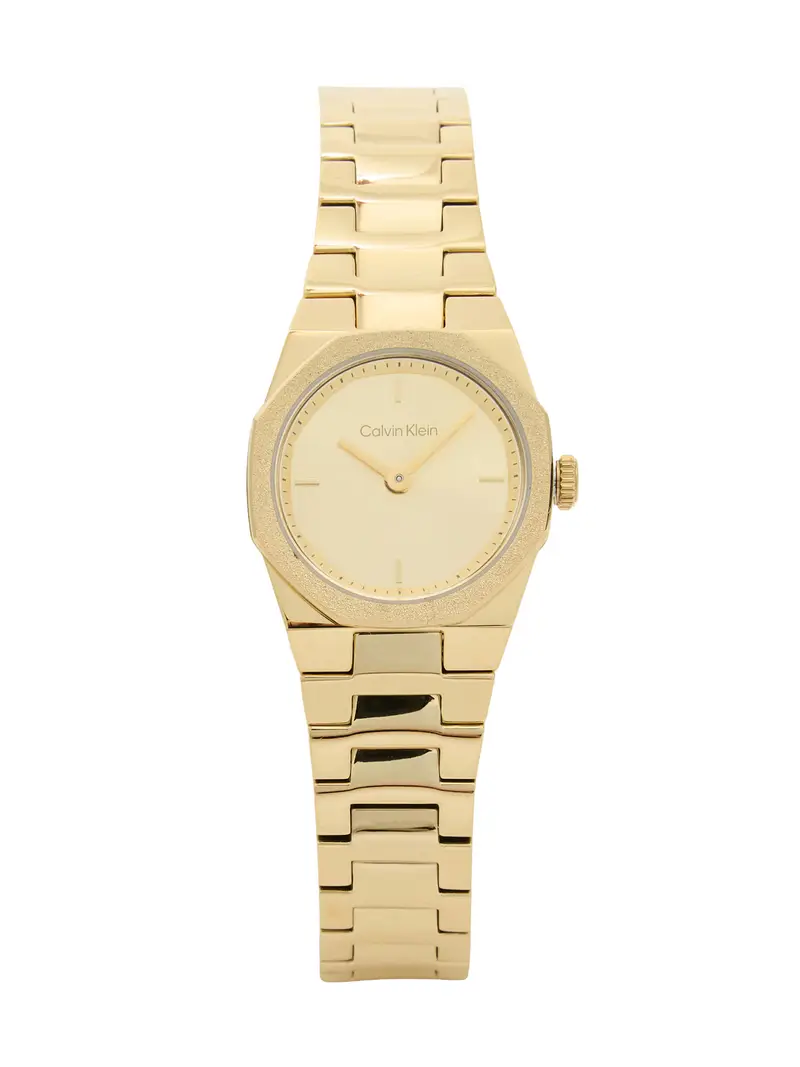 Orologio analogico 'Geometric Elegance' oro