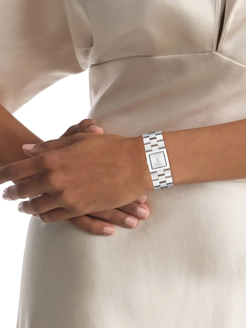 Calvin Klein Orologio analogico 'MERIDIAN' argento / bianco miniatura 3