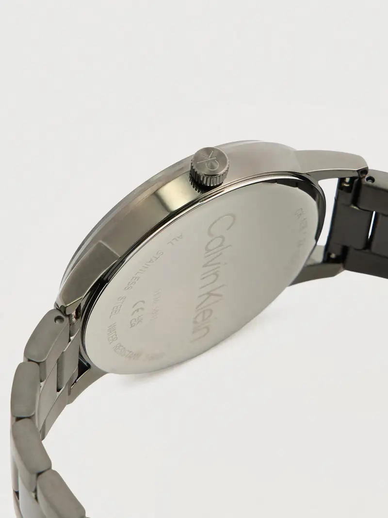 Orologio analogico navy / blu pastello / argento miniatura 2