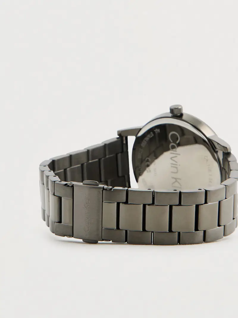 Orologio analogico navy / blu pastello / argento miniatura 3