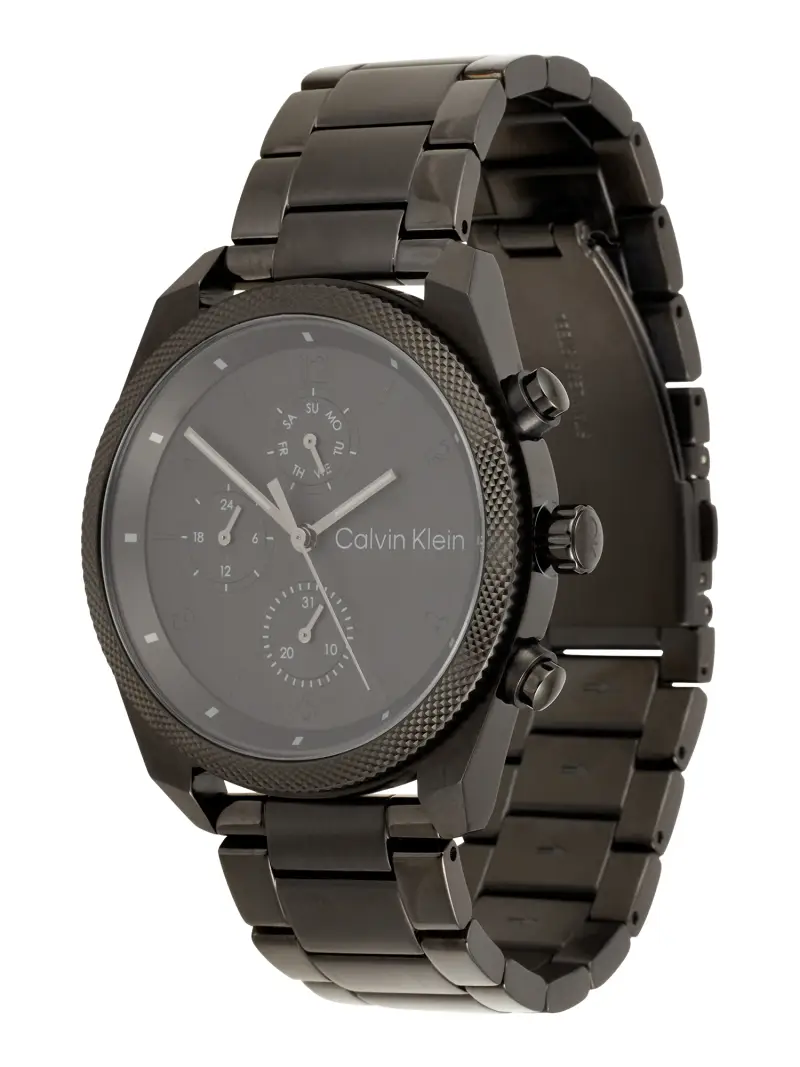 Orologio analogico nero