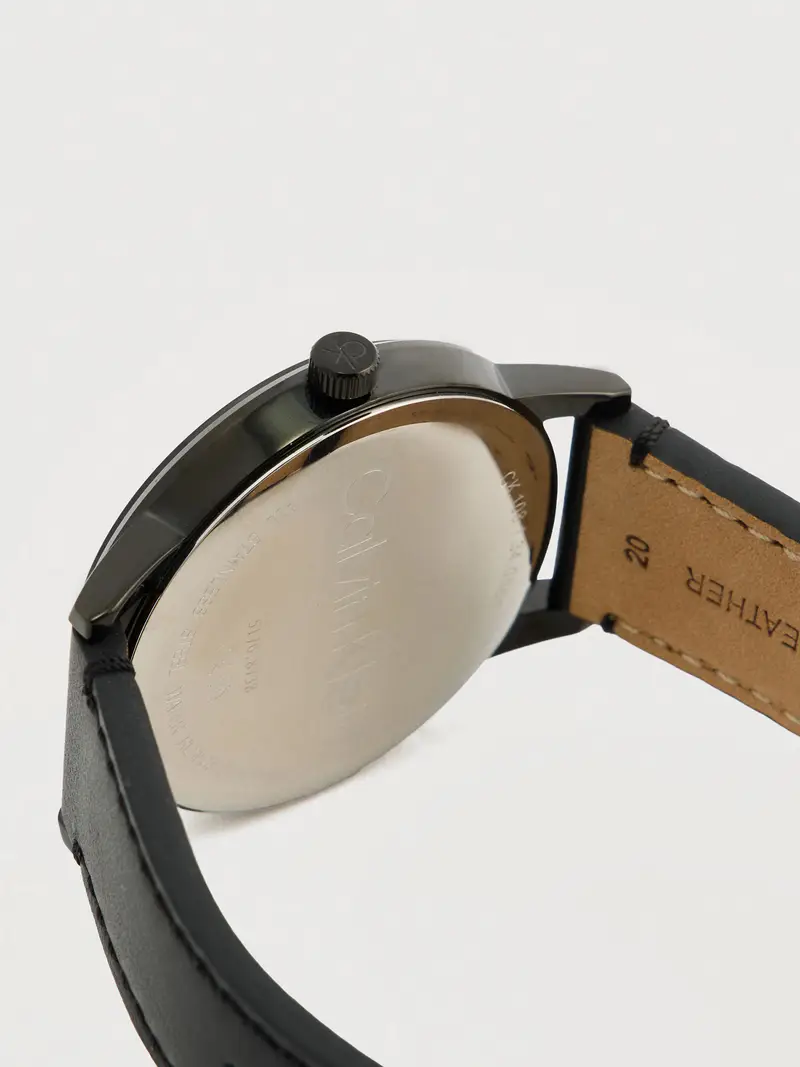 Orologio analogico nero miniatura 2