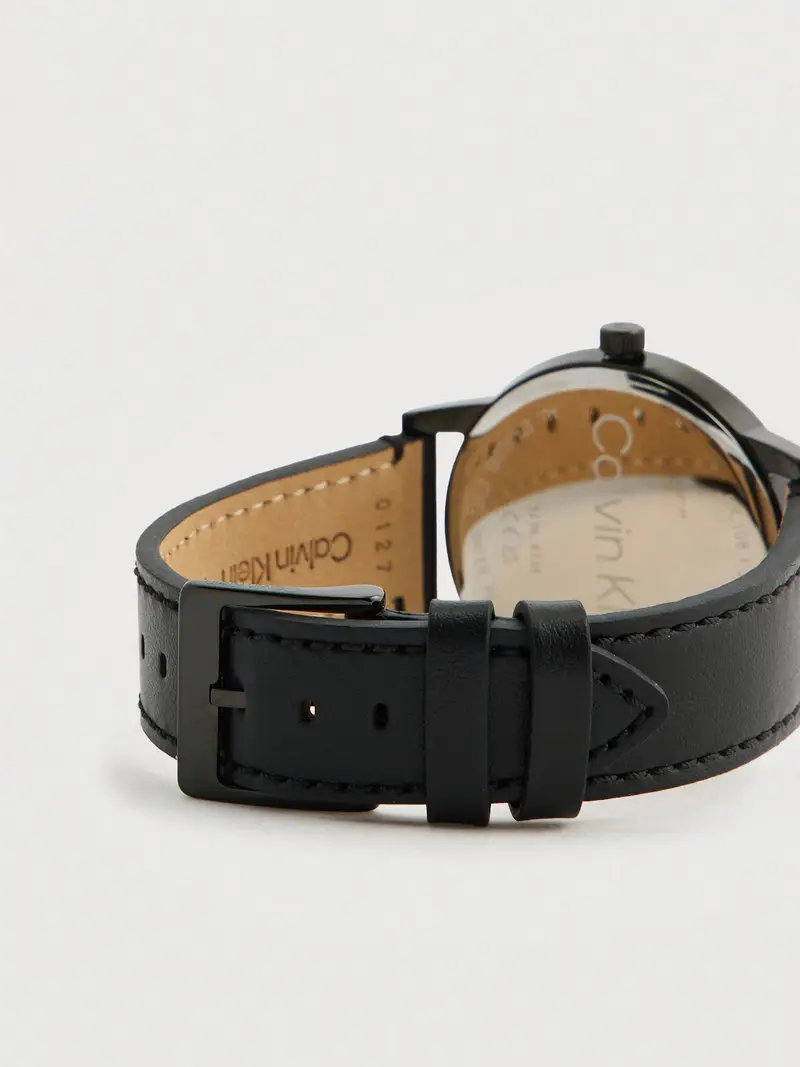 Orologio analogico nero miniatura 3