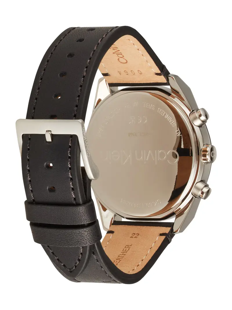 Orologio analogico nero / argento miniatura 2