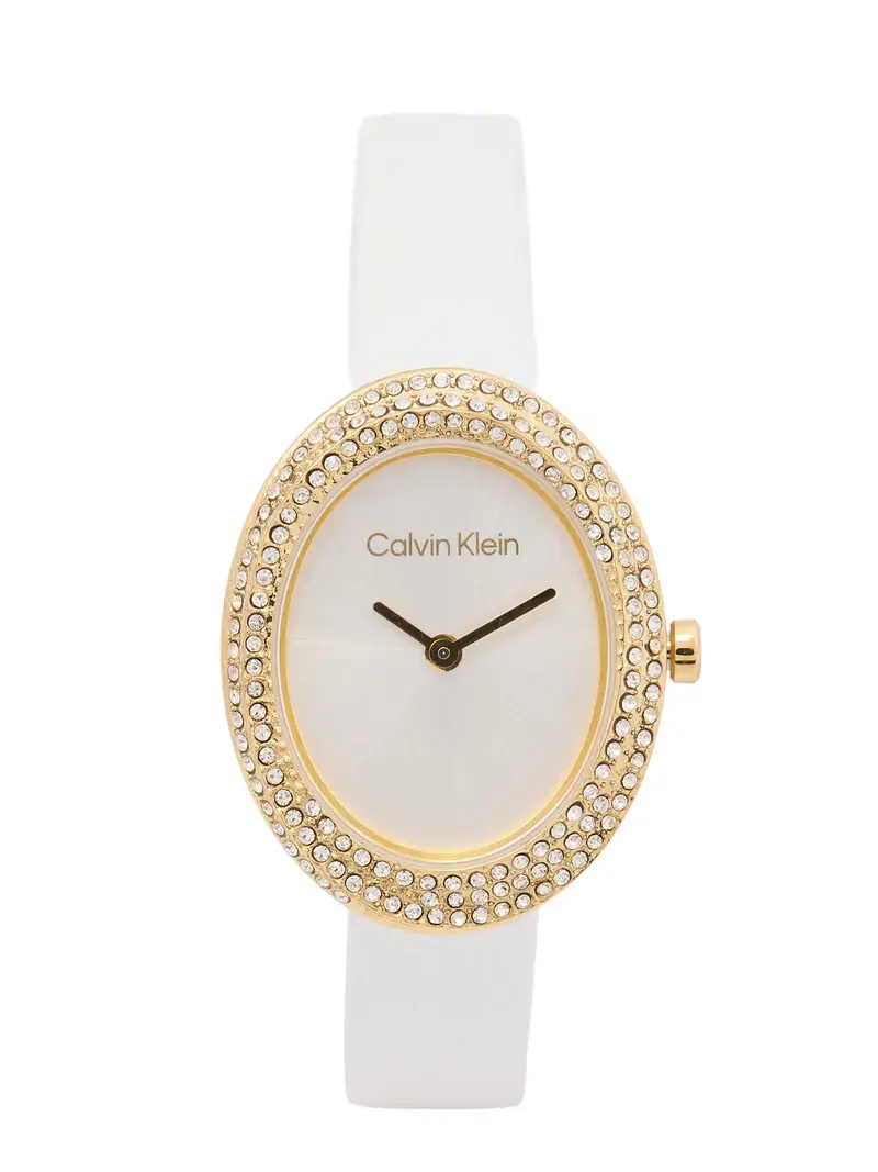 Orologio analogico oro / bianco