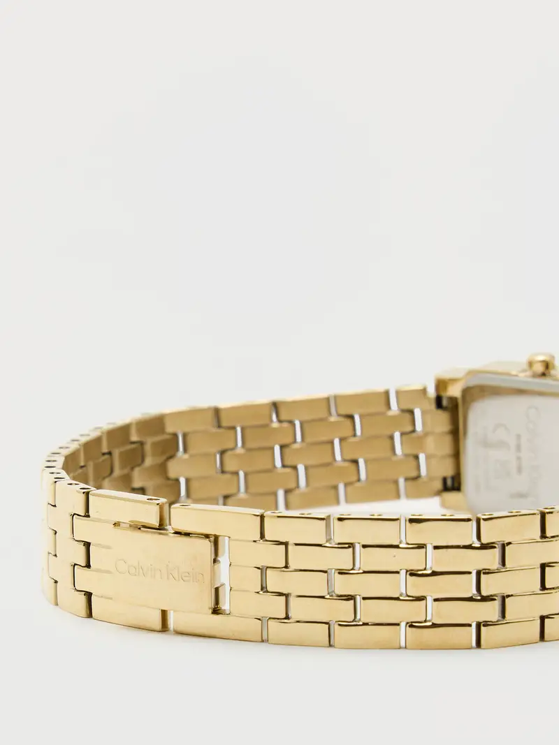 Orologio analogico 'Poise' écru / oro Écru miniatura 3