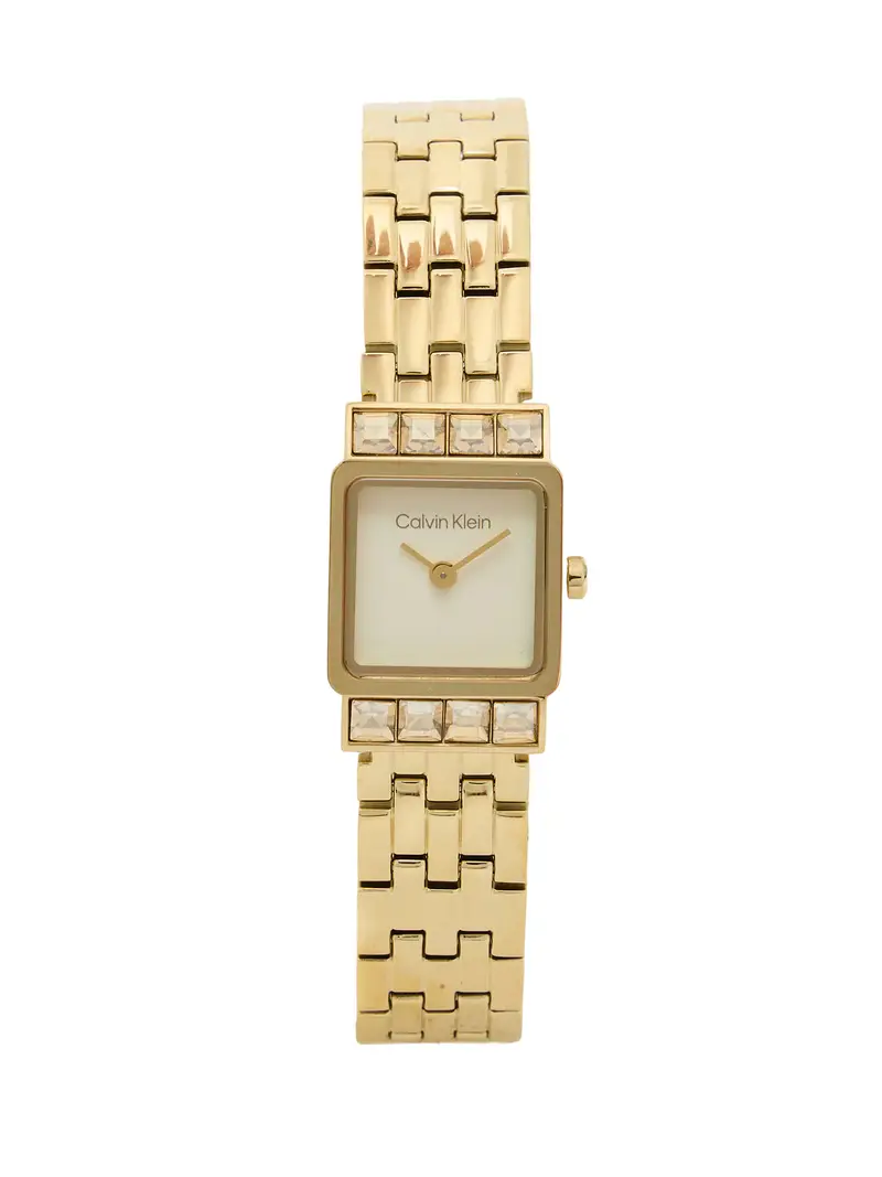 Orologio analogico 'Poise' écru / oro Écru