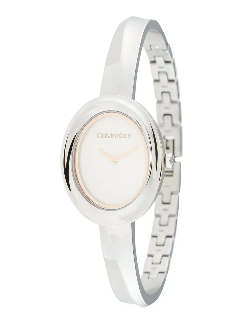 Orologio analogico 'TWISTED BEZEL' argento