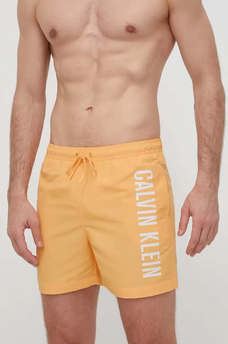 pantaloncini da bagno colore arancione