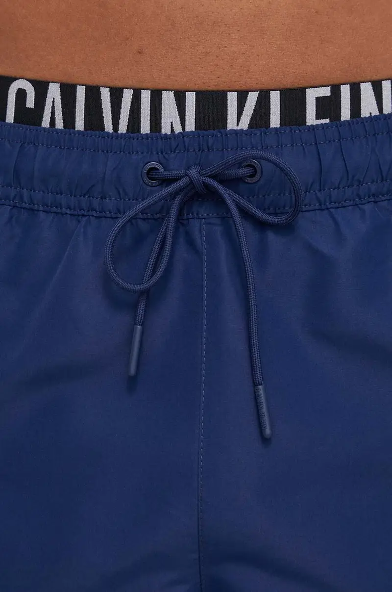 pantaloncini da bagno colore blu Blu navy miniatura 4